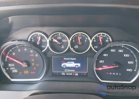 2021 Chevrolet Silverado 1500 4Wd Short Bed Lt Trail Boss z USA, uszkodzony, nr VIN 3GCPYFED8MG370927